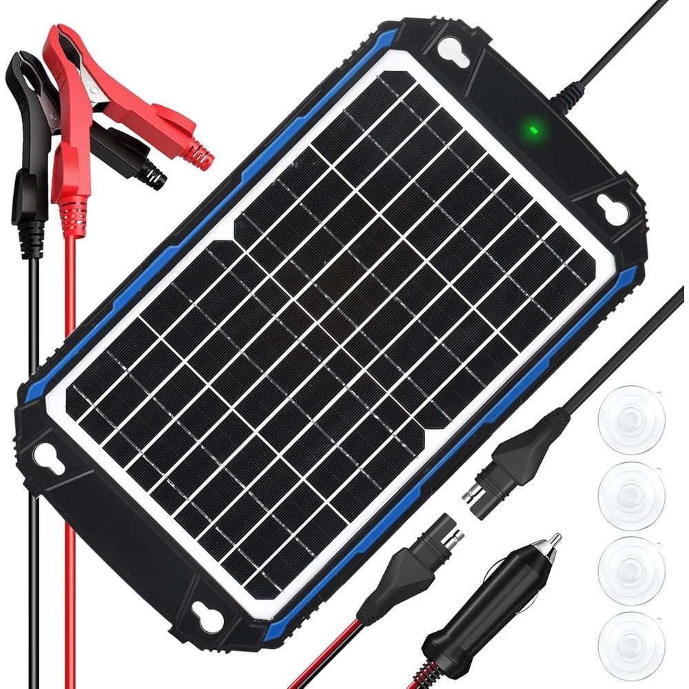 Charge Controller Solar - เครื่องชาร์จแบตเตอรี่พลังงานแสงอาทิตย์ 12W 12V กันน้ำ & Maintainer
