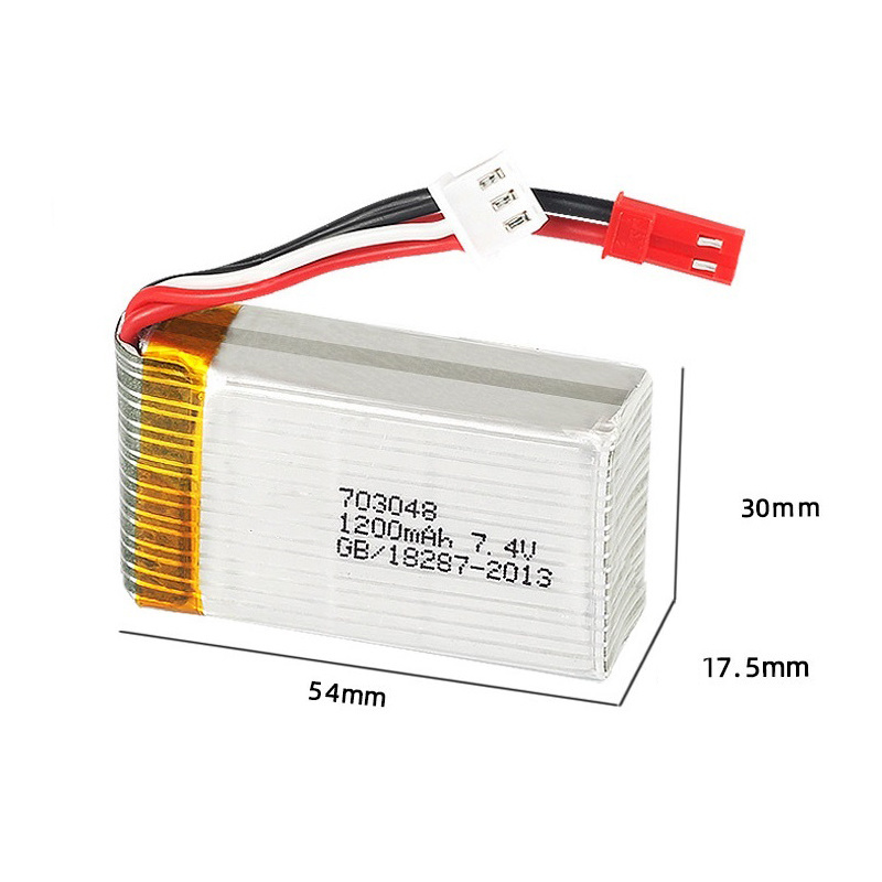 แบตเตอรี่ลิโป 2S 7.4V 1200mAh  - Lithium Battery 12V บทวิจารณ์และราคา