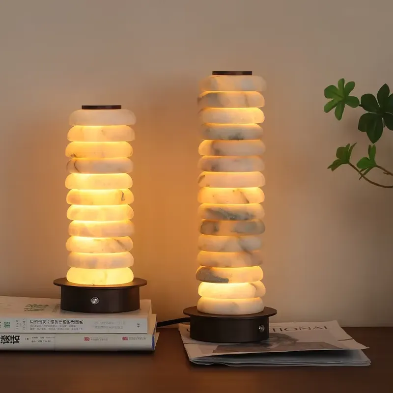 โคมไฟตั้งโต๊ะหินอ่อนสเปนดีไซน์ - Solar Lamp บทวิจารณ์และราคา