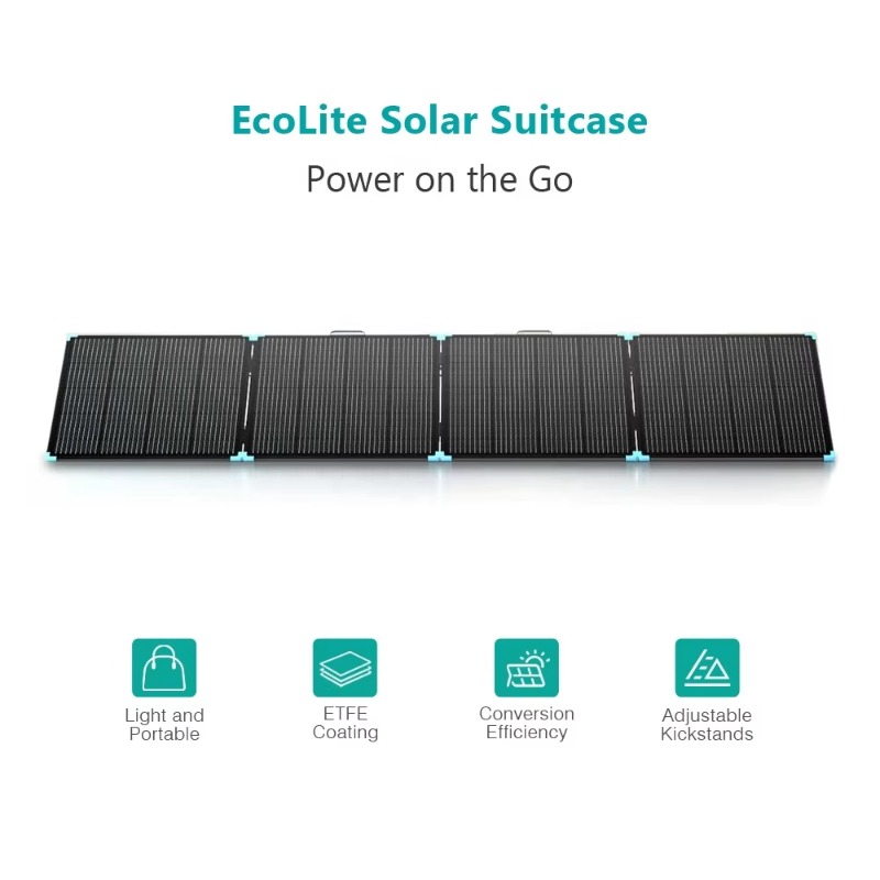 แผงโซลาร์เซลล์แบบพับได้สำหรับก - Solar Panel 200W บทวิจารณ์และราคา